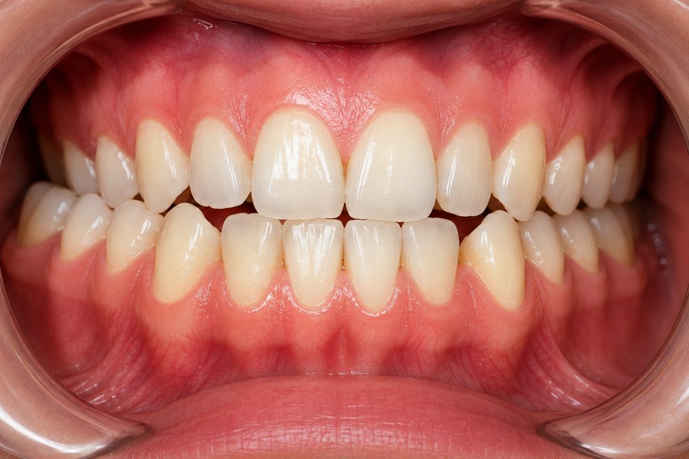 Illustration of crossbite